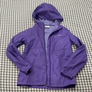 Columbia Kids Vibrant Purple Raincoat